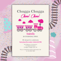 Festa de segundo aniversário de Trem Rosa