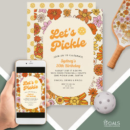 Convites Festa de Seletor de Padrão de Energia do Flor Retr