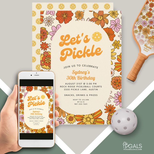 Convites Festa de Seletor de Padrão de Energia do Flor Retr (Criador carregado)