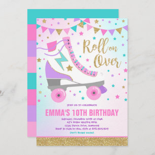 Convites Festa de Skating Aniversário de Skating