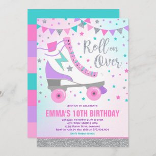 Convites Festa de Skating Aniversário de Skating