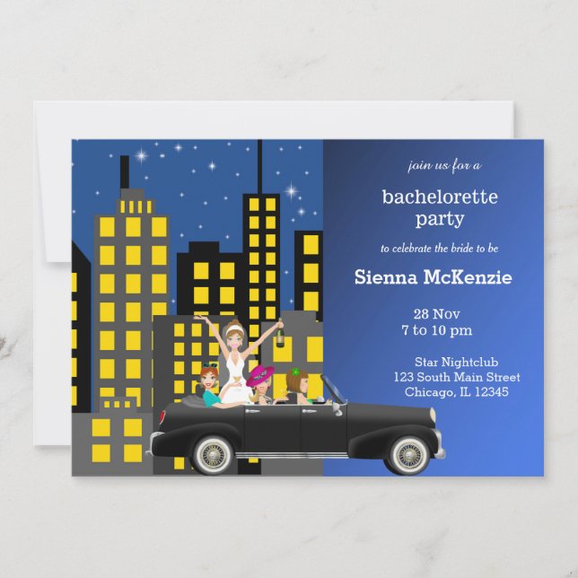 Convites Festa de solteira (Frente)