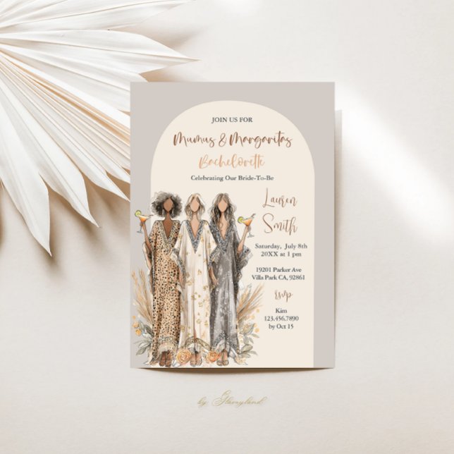 Convites Festa de Solteira da Mumu e Margaritas (Criador carregado)