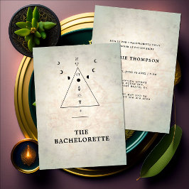 Convites Festa de solteira de Diversão Moderna do Tarot