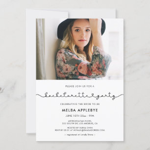 Convites Festa de solteira de fonte do coração de ligaç