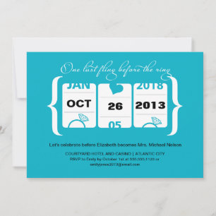 Convites Festa de solteira de máquinas de slot em Vegas