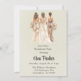 Convites Festa de solteira de Porta Verde-Luz