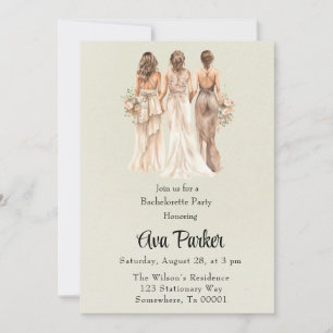 Convites Festa de solteira de Porta Verde-Luz