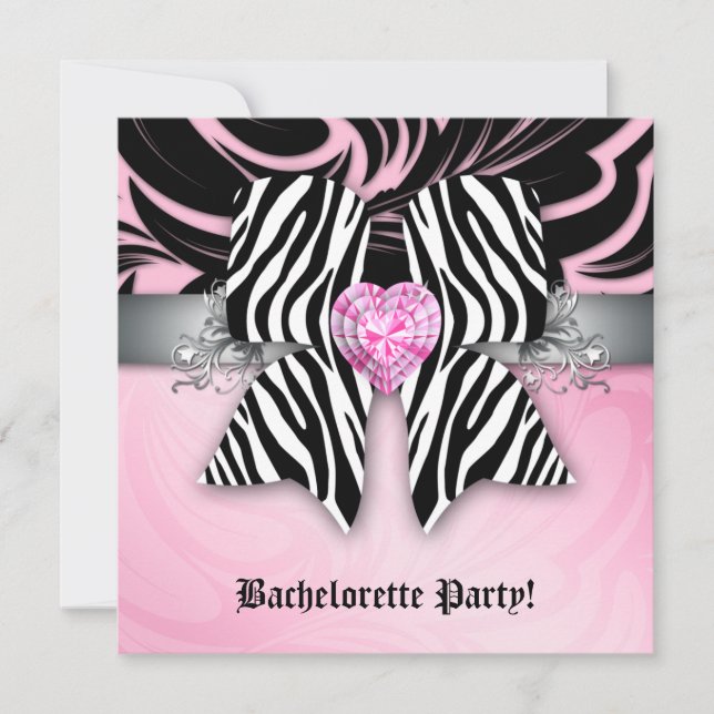 Convites Festa de solteira Diversão Convide Flora Rosa Arco (Frente)