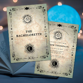 Convites Festa de solteira do Mystic Tarot Fortune Teller