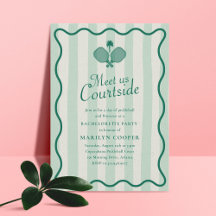 Festa de solteira Elegante Aestética de Pickleball