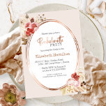 Convites Festa de solteira Floral de Rosa por Aquarela<br><div class="desc">Capturar o espírito do final de semana da despedida de solteira com nossos elegantes convites itinerários florais de aquarela! 🎨 🌺 garantir que suas garotas estão animadas e prontas para celebrar com um convite que promete um fim de semana de amor,  riso e memórias duradouras.</div>
