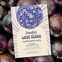 Festa de solteira Retro Disco Ball Groovy 70s