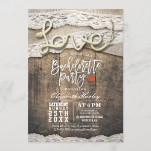 Convites Festa de solteira Rope Rope Rope Rope