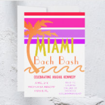 Festa de solteira tropical de Miami