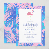 Festa de solteira Tropical Flamingo Rosa