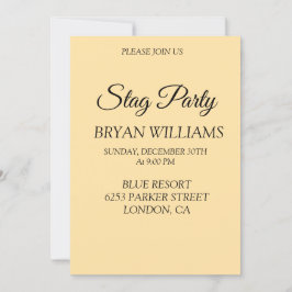 Convites Festa de Solteiro Clássica