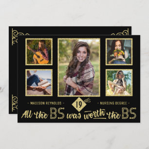 Convites Festa de Solteiros de Graduação Universitária