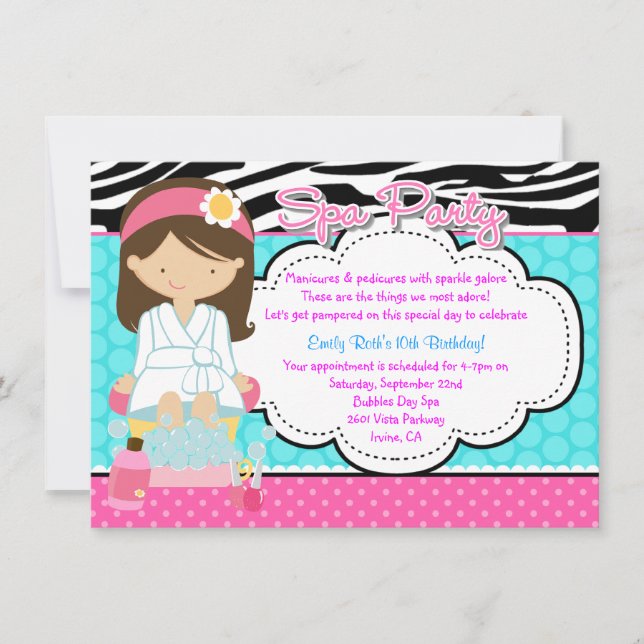 Convites Festa de Spa (Frente)