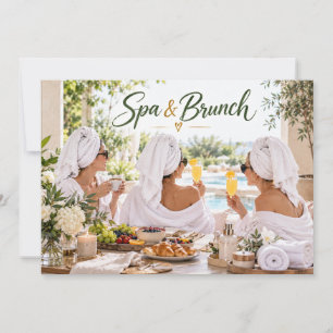 Convites Festa de Spa e Brunch
