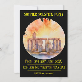 Convites Festa de Summer Solstice