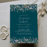 Convites Festa de Surpresa Verde de Flor Selvagem de Verão<br><div class="desc">Este convite de festas de surpresa verde de flor silvestre multicolor de verão é perfeito para um aniversário moderno,  aposentadoria ou qualquer festa surpresa. O design apresenta uma coloração aquosa,  rosa,  púrpura,  vermelha,  burgundy,  amarela,  flores brancas e borboletas,  com vegetação nebulosamente embebida em buquês florais elegantes.</div>