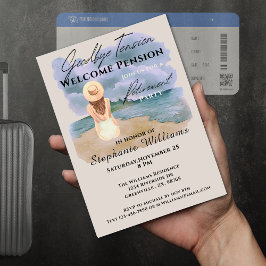 Convites Festa de Tensões de Adeus à Reforma da Mulher