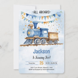 Convites Festa de Trem de Aniversário de 5 anos