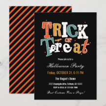 Festa de Trick ou Tratar Halloween