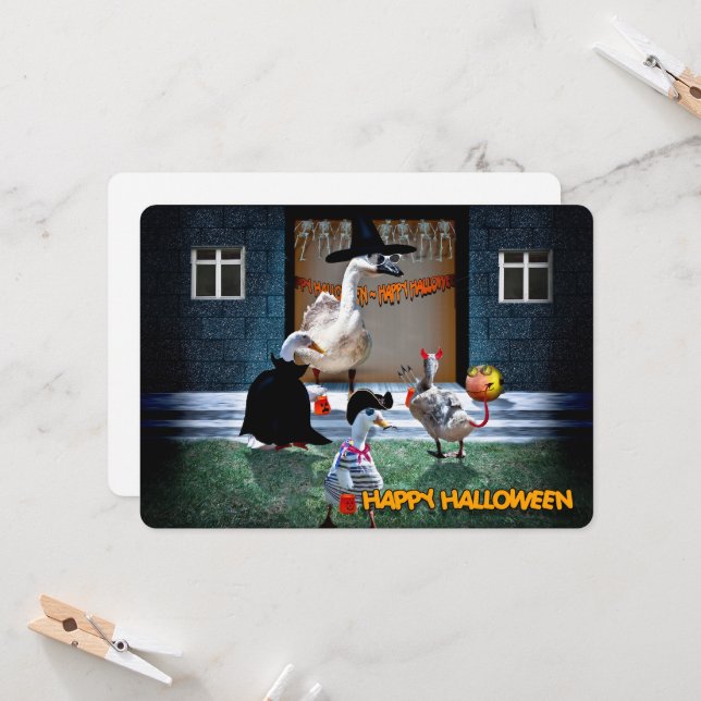 Convites Festa de Trick ou Tratar Halloween (Frente/Verso In Situ)