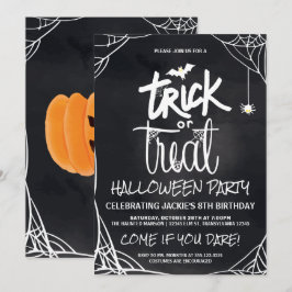 Convites Festa de Trick ou Tratar Halloween