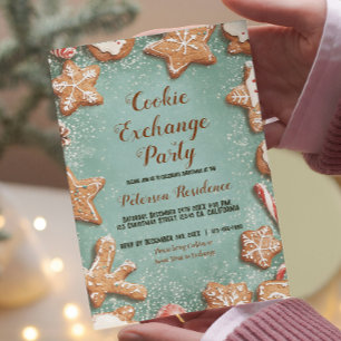 Convites Festa de Troca de Doces e Biscoitos de Natal