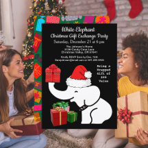 Festa de Troca de Presentes de Natal de Elefante B
