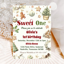 Festa de um primeiro aniversario de Cookie Sweet d