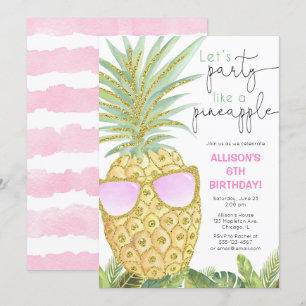 Convites Festa de vamos como uma festa de aniversário de ab