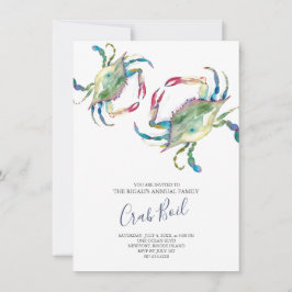 Convites Festa de Verão da Família Crab Boil