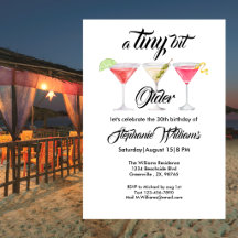 Festa de verão de cocktail um pouco mais velha par