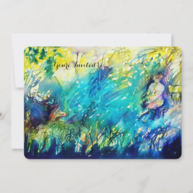 Convites Festa de Verão de PAN e VEADO (Frente)