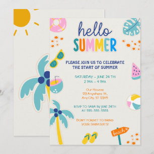 Convites Festa de Verão Olá 