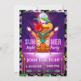 Convites Festa de Verão - Ver Verso