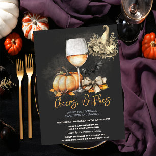 Convites Festa de Vidro de Vidro de Arco de Abóbora de Brux