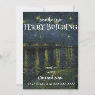 Convites Festa de vinho no prédio da FERRY, observando as p