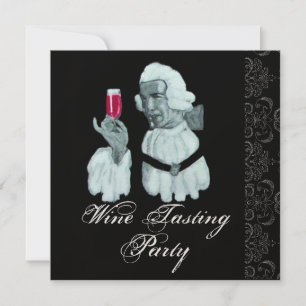 Convites FESTA DE VINHO SOMMELIER Damask, Champanhe