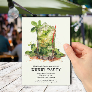 Convites Festa Derby Mint Julep