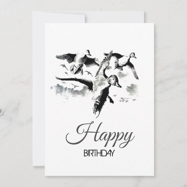 Convites FESTA DI COMPLEANNO del cacciatore d'anatre (Frente)