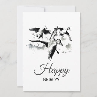 Convites FESTA DI COMPLEANNO del cacciatore d'anatre