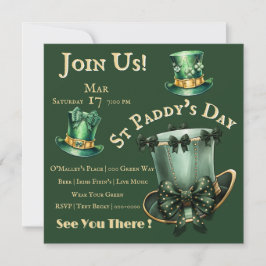 Convites Festa Dia de São Patrício e Arcos