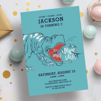 Festa Divertida dos Dinossauros T-Rex