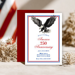 Convites Festa do 250º Aniversário da Águia Americana Améri