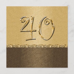 Convites festa do 40º lugar